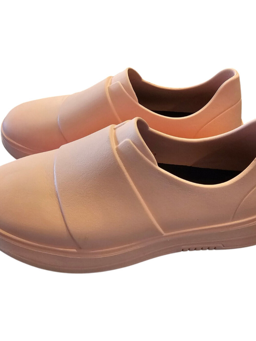 Gales Standing Shoe Gray Slip On Nurse Chef Comfort Shoes Clogs Womens Sz 9 Pink